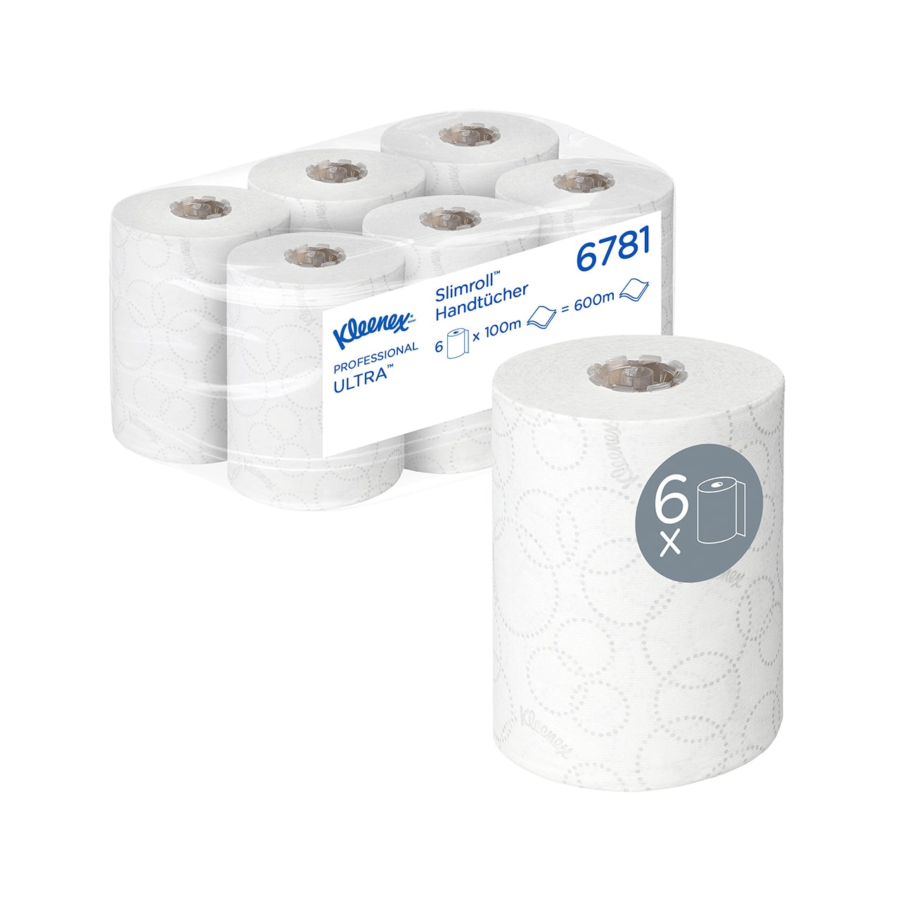 Rollenhandtuch Kleenex Ultra Slimroll Weißü