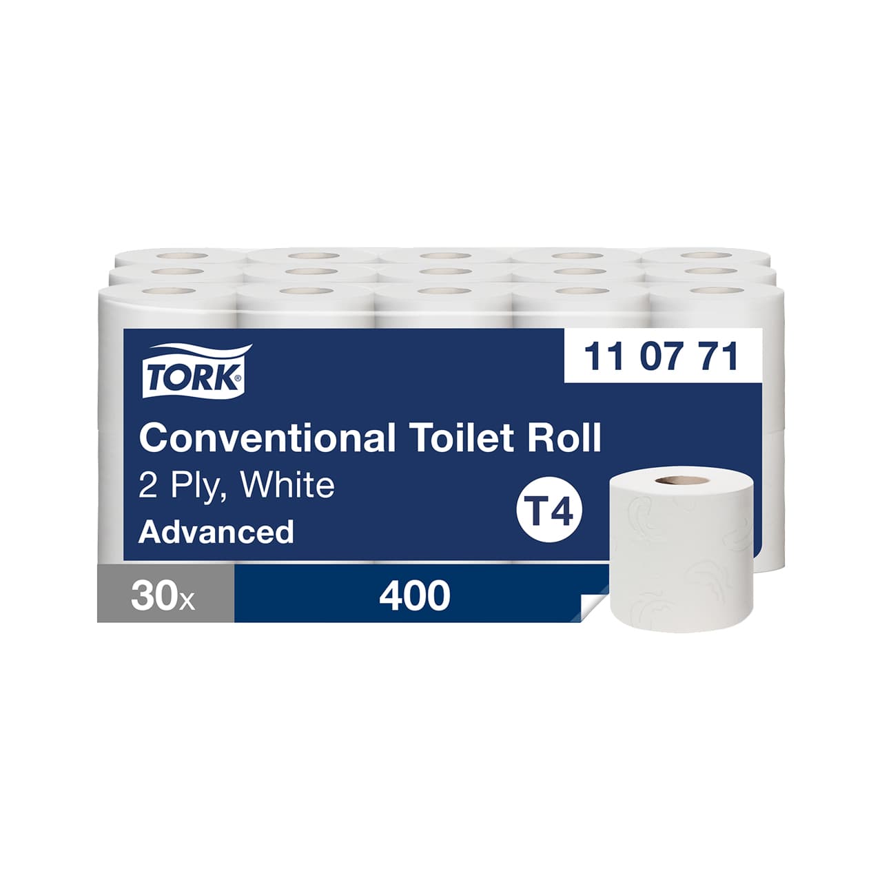 Tork Kleinrollen-Toilettenpapier ‚Äì 2-lagig