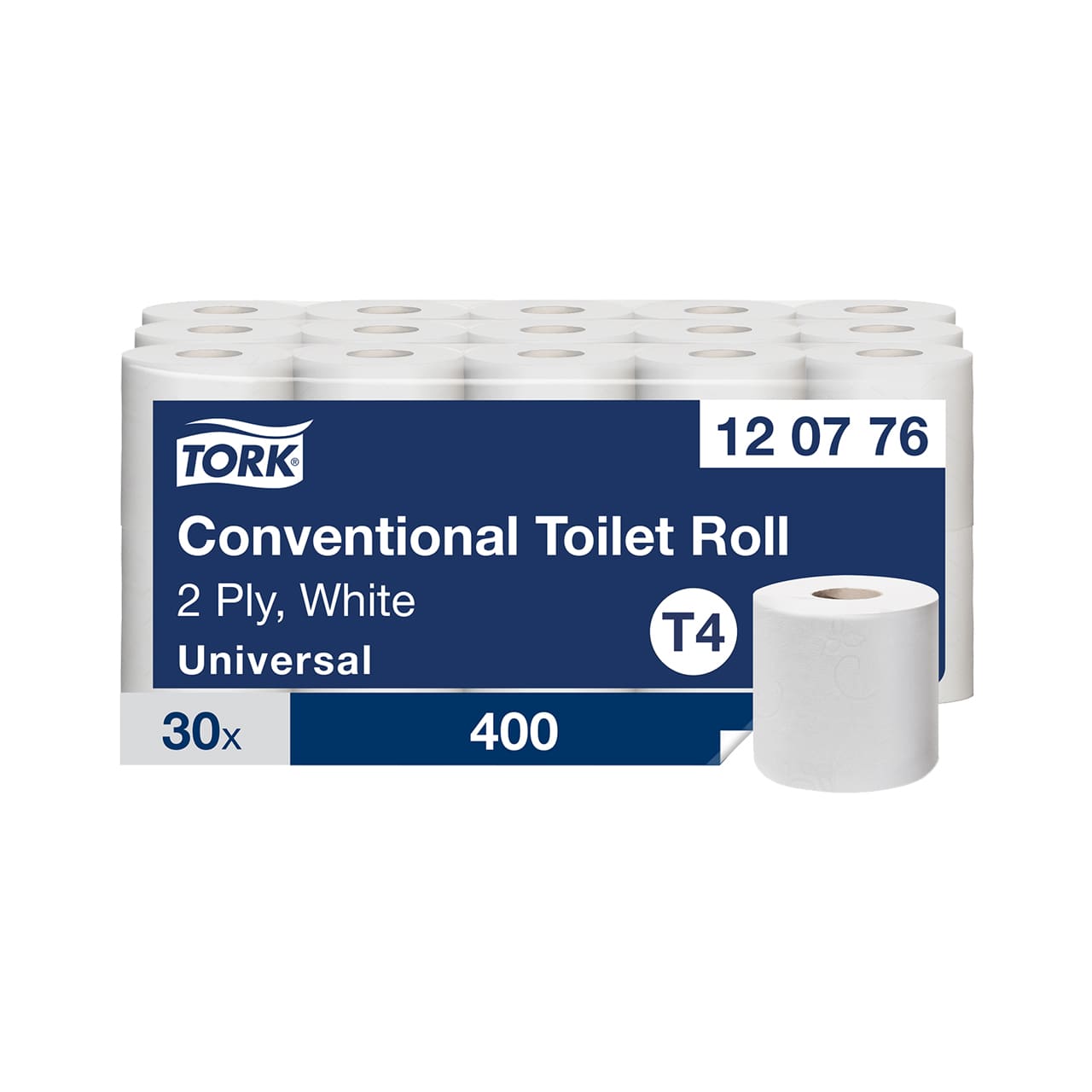 Tork Kleinrollen-Toilettenpapier Universal ‚Äì 2-lagig