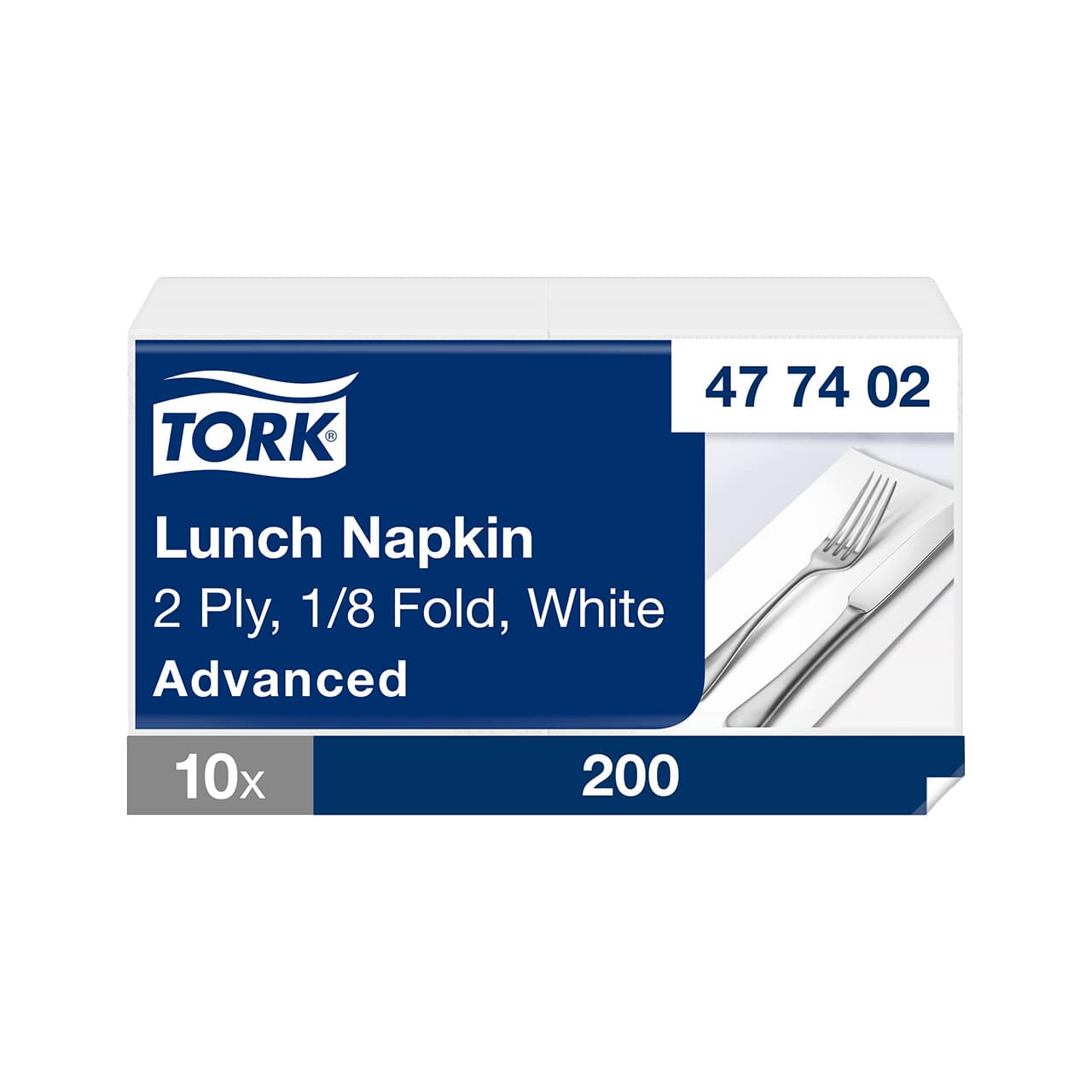 Tork Lunchservietten Weißü 1/8-Falz