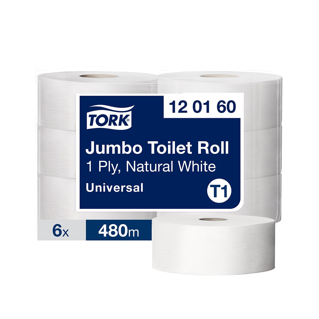 Tork Jumbo Toilettenpapier Universal ‚Äì 1-lagig