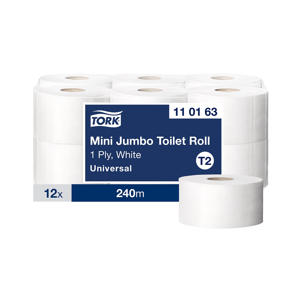 Tork Mini Jumbo Toilettenpapier Universal ‚Äì 1-lagig