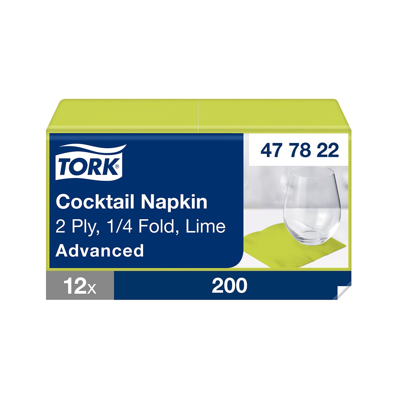 Tork Cocktailservietten Limone 